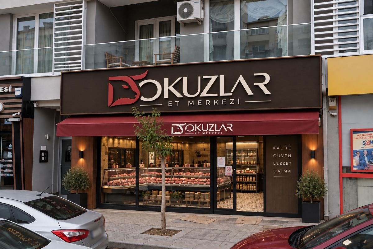 Dokuzlar Et Merkezi Eskişehir kasap mağazası, Zübeyde Hanım Bulvarı